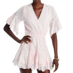 LoveShackFancy Calamina Dress XS NWT lilac hand dye